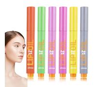 Plumping Lip Gloss Set,Click Lipstick Non Sticky Solid Lip Gloss - Moisturizing Long-Lasting High Glossy Lip Gloss Pen for Mother Girlfriend Wife