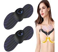 PlumpyLift Breast Microcurrent Massager,USB Wireless Breast Massager, Portable Electric Vibration Bust Lift Enhancer Machine for Enlargement Anti Sagging (2pcs)
