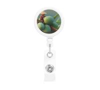 Plums in the rain Retractable Badge Holder Light and Durable Wear-Resistant for Daily Work Use