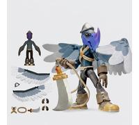 Plunderbeak Berserker Quervo 1:12 Scale Action Figure, Avian Berserker Character, 25+ POA, Reversible Modular Wings, Magnetic Morion Helmet, Hook Blade, Rope, Bandolier, Beak Tongue Toe Articulation