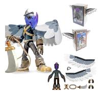 Plunderbeak Berserker Quervo 1:12 Scale Action Figure - Berserker Avian Character - 25+ POA - Reversible Modular Wings - Magnetic Morion Helmet - Knife Hook - Rope - Shoulder Strap - Joint