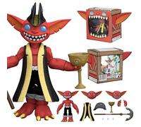 Plunderlings Cursed Fury 1:12 Scale Action Figure, Lone Coconut Pirate Fantasy, 25 POA, 3 Magnetic Swappable Heads Hat Vest Blade Chalice Red Cursed Class Ritual Collectible