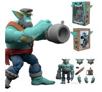 Plunderlings Plunderstrong Tinker Skiff, Lone Coconut Action Figure, Massive Warrior Goblins, Unique Centerpiece Figures with Extra Heads/Hands, Heavy Gear & Dynamic Posing