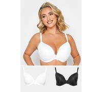 Plunge Microfibre Bras Yours White 48E
