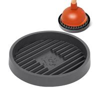 Plunger Drip Tray - Toilet Plunger Holder, Plunger Tray Plunger Holder | Non-belong Toilet Plunger Tray, Easy To Eat Sanitary Plunger Drying Mat