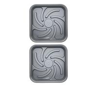 Plunger Holder - PP 20x20x2.2cm | Air Drying Tray | Bathroom Organizer | Quick Drying Plunger Holder for Toilet Sink, Home Cleaning, Small