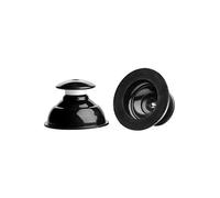 XR Brand Plungers Black Extreme Suction Silicone Nipple Suckers Enlargers