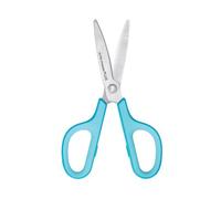 Plus By Pentel Curve Right Hand Scissors Stainless Steel Black