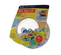 Plus By Pentel Glue Tape LE Candy Jar 6mm x 12m Assorted Colours (Pack 30) 54688