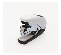 Plus By Pentel Mini Stapler ST-010V Flat Clinch Power Assist Mechanism Top Loading 25 Sheet Capacity White/Black 30592