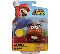 World of Nintendo Super Mario 4 Inch Action Figure + Accessory Goomba + Piece