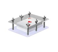Plus Card Press - Card Fixing Device, Card Press | Card Damage Repair Kit, Acrylic Card Curvature Corrector Transparent