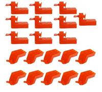 Plus Ceramic Angle - Leveling System Clips 20-Piece Reusable 74mm Laying Assist Tools Plastic Orange Spacers for Male Floor Wall Tile Fixing Tile