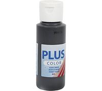 Plus Color 60ml Craft Paint, Black