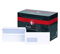Plus Fabric Envelopes Wallet 110gsm DL White [Pack 250] - C23370