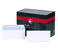 Plus Fabric DL White Wallet Peel and Seal Envelope With Powertac and Easy Open, 120 GSM, Pack of 500