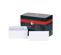 Plus Fabric DL Envelopes 120gsm Peel and Seal White (Pack of 500) E27370 24h Del
