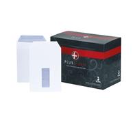 Plus Fabric Pocket Envelope C5 Self Seal Window 120gsm White (Pack 500)