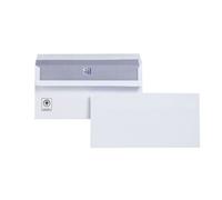Plus Fabric DL Prestige White 120gsm Self Seal Wallet Box of 250 Envelopes