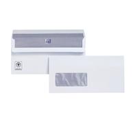Plus Fabric Press Seal Wallet Window White Envelopes DL [Pack 500]