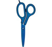 Plus FITCUT Curb Just Grip [Titanium Coating] SC-175AT Blue | Sharp Cutting and Optimal Comfort Scissors - [Japan Import]