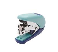 PLUS Japan, Flat Clinch Power Assist Stapler Mini in Blue, 1 Piece Pack (1x 1 Flat Clinch)