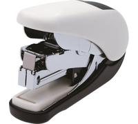 PLUS Japan, Flat Clinch Power Assist Stapler Mini in White, 1 Piece Pack (1x 1 Flat Clinch)