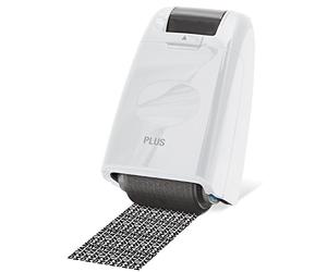 PLUS Japan, Guard-Your-ID Camouflage Roller Stamp in White, 1 Piece Pack (1x 1 Stamp), is-500cm