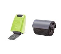 Plus Japan Guard-Your-ID Camouflage Self Inking Roller Stamp & Refill Pack, Green