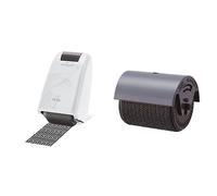 Plus Japan Guard-Your-ID Camouflage Self Inking Roller Stamp & Refill Pack, White