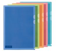 PLUS Japan, Peek-Proof Security Folder Camouflage A4 Assorted Colours, 5 Pieces Pack, FL-127CH 5PE