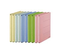 PLUS Japan, Zero Max Expandable File in Assorted Coloures, 1er Pack (1x 10 Files)