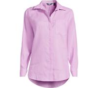 Plus Linen Shirt lands end Lilac 20-22