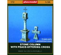Plus Model 172 - 1:3 5 Resin Kit Stone Pillar With Friedensangebot Cross