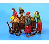 Plus Model 292 - 1:35 Resin Kit Refugees
