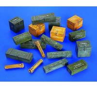 Plus Model 4021 - 1:48 Resin Kit Ammunition Boxes Germany WWII