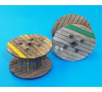 Plus Model 4050 - 1:48 Resin Kit Cable Reels - Big