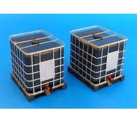 Plus Model 495 - 1:35 Plastic Model Building Fluid Tank 1000L