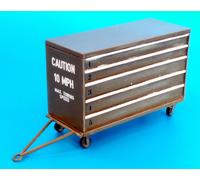 Plus Model AL4075 - 1:48 Plastic Model Building USAF Portable Tool Box