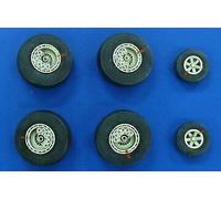 Plus Model AL7027 - 1:72 Wheels for EC-121 Warning Star - New