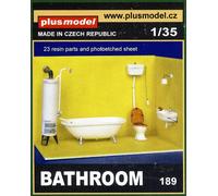 Plus Model Bathroom Oven WC Sink Diorama Accessories 1:35