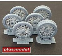 Plus Model DP3016 - 1/35 Wheels Set for Lanchester - New