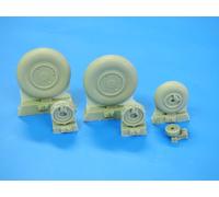 Plus Model PMAL3009 1:32 Mikoyan MiG-21 late version wheels