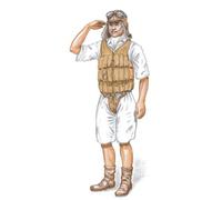 Plus Model PMAL3014 1:32 Mitsubishi A6M Zero pilot standing