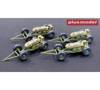 Plus Model PMAL4055 1:48 Mk.2 Bomb trailer THESE ARE PLASTIC NOT RESIN