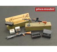 Plus Model PMDP3035 1:35 The set includes two fully equipped machine guns
