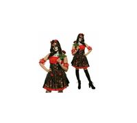 (Plus) Official Rubies 820473XS Ladies Red Rose Day Of The Dead Extra Small Adult Costumes