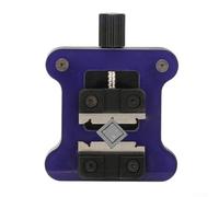 Plus Phone Repair IC Chip Motherboard Tempered Aircraft Glass Clamp with Stable Clamping Mechanism for Electronic Components and Hard Disks, Blue and Black(75mm*60mm*13mm)