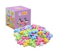 PLUS PLUS 03412 Open Play Pastel 9603412 Creative Building Blocks, Big Set, Ingenious Construction Toy, 100 Pieces, 100 cm
