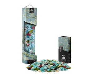 Plus-Plus 4352 Ingenious Construction Toy, Almond Blossom by Vincent Van Gogh, Art Inspired Edition, Creative Building Blocks Tube, 350 Pieces